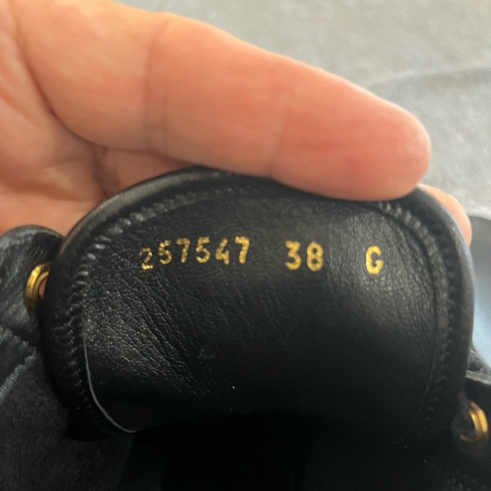 Gucci Black Canvas High-Top
Sneakers - Picture 6 of 7